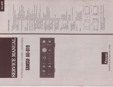 Sansui-AU 819-1996.Amp preview